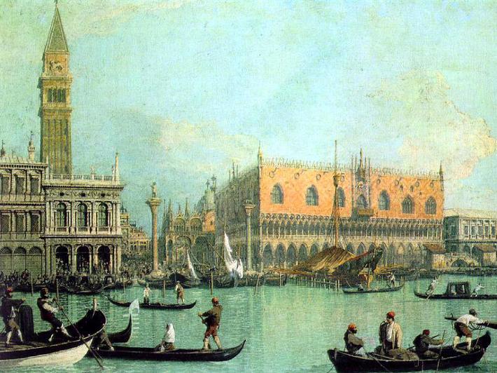 Foto: Wikimedia Commons, gemeinfrei Residenzschloss Ludwigsburg, Canaletto Veduta del Palazzo Ducale
