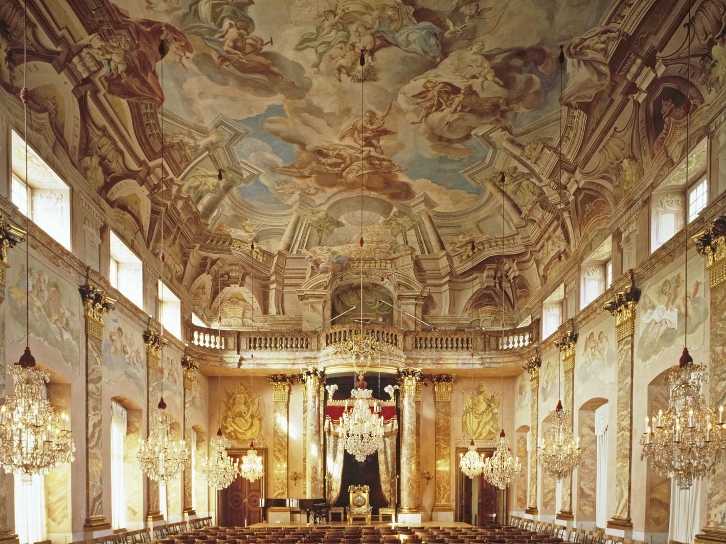 Foto: Staatliche Schlösser und Gärten Baden-Württemberg, David Franck Residenzschloss Ludwigsburg, Ordenssaal
